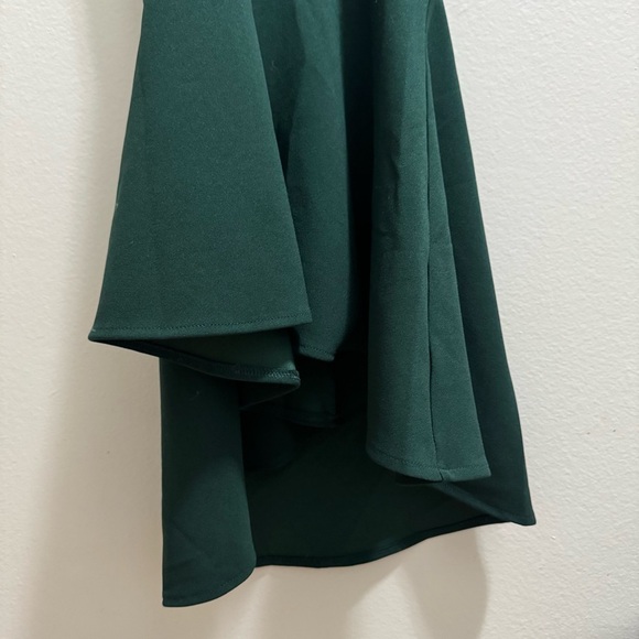 Petal & Pup Yvonne Emerald Green Hi Low Cut Out Midi Dress S - Picture 11 of 16
